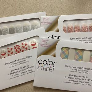 COLORSTREET 4 Unopened packs of Nail Polish Strips